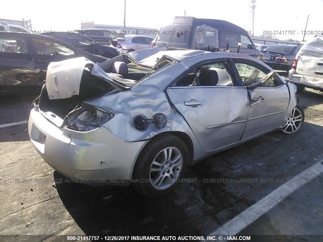 1G2ZG528954127515 - 2005 PONTIAC G6 SILVER photo 4