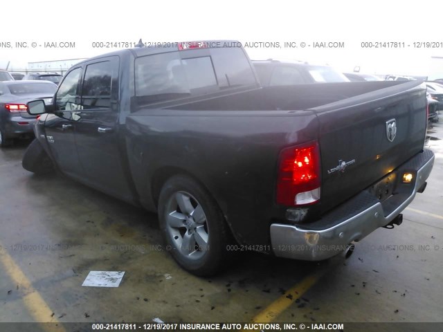 1C6RR6LT4GS128124 - 2016 RAM 1500 SLT BLACK photo 3