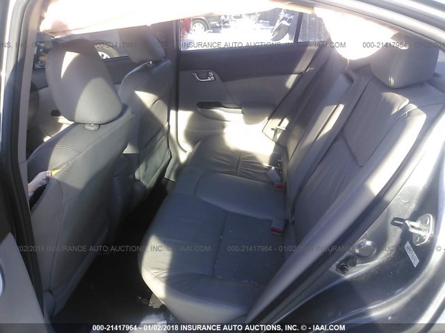 2HGFB2F97CH321427 - 2012 HONDA CIVIC EXL GRAY photo 8