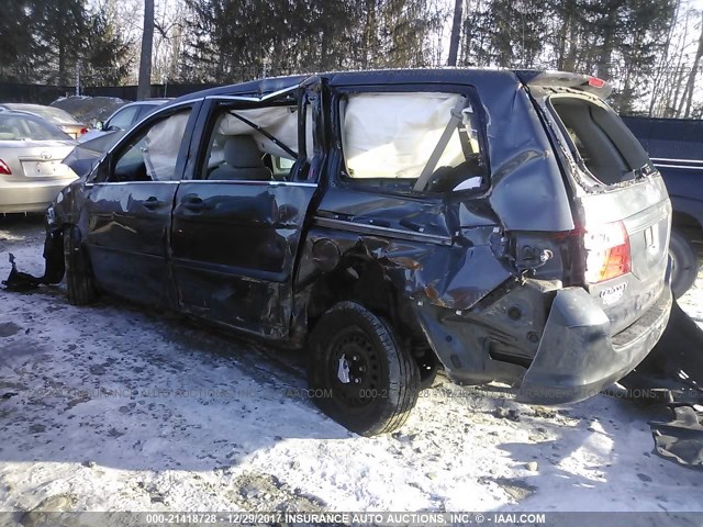 5FNRL382X6B124504 - 2006 HONDA ODYSSEY LX GRAY photo 3