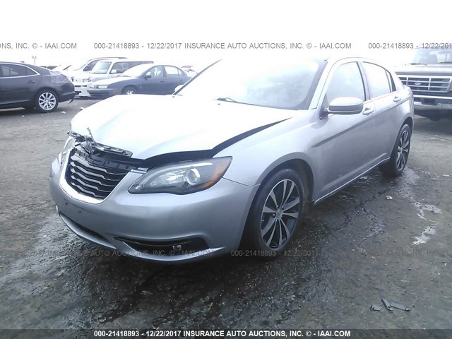 1C3CCBCG8EN150395 - 2014 CHRYSLER 200 LIMITED SILVER photo 2