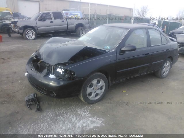 3N1CB51D35L516436 - 2005 NISSAN SENTRA 1.8/1.8S BLACK photo 2