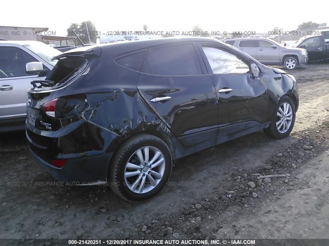 KM8JU3AC1CU497930 - 2012 HYUNDAI TUCSON GLS/LIMITED 黑色 照片 4