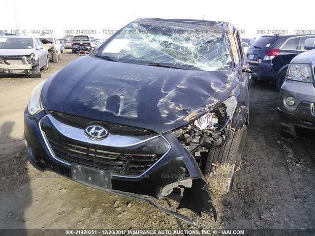 KM8JU3AC1CU497930 - 2012 HYUNDAI TUCSON GLS/LIMITED 黑色 照片 6