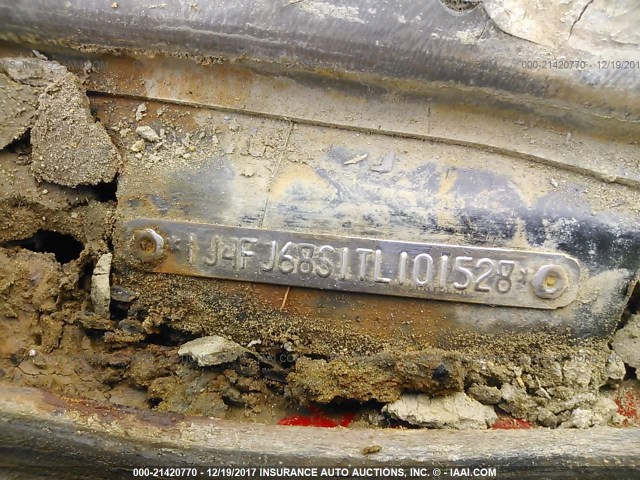 1J4FJ68S1TL101528 - 1996 JEEP CHEROKEE SPORT/CLASSIC წითელი ფოტო 9