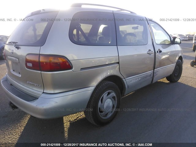 4T3ZF13C6YU273338 - 2000 TOYOTA SIENNA LE/XLE GOLD photo 4