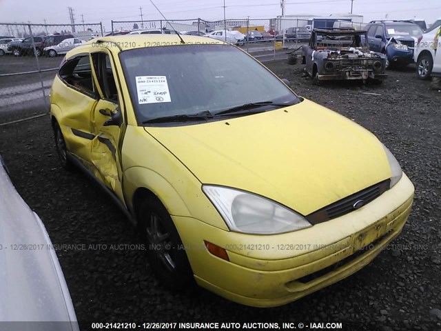 3FAFP31351R215882 - 2001 FORD FOCUS ZX3 YELLOW photo 1
