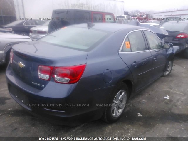 1G11B5SL1FF217025 - 2015 CHEVROLET MALIBU LS 蓝色 照片 4