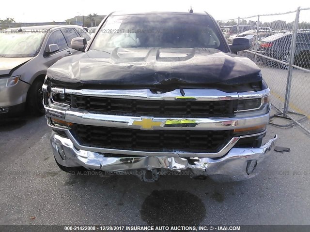 3GCPCREC5HG400916 - 2017 CHEVROLET SILVERADO C1500 LT BLACK photo 6