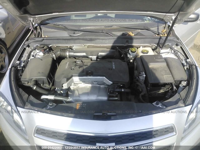 1G11B5SA0DF333912 - 2013 CHEVROLET MALIBU LS 银色 照片 10