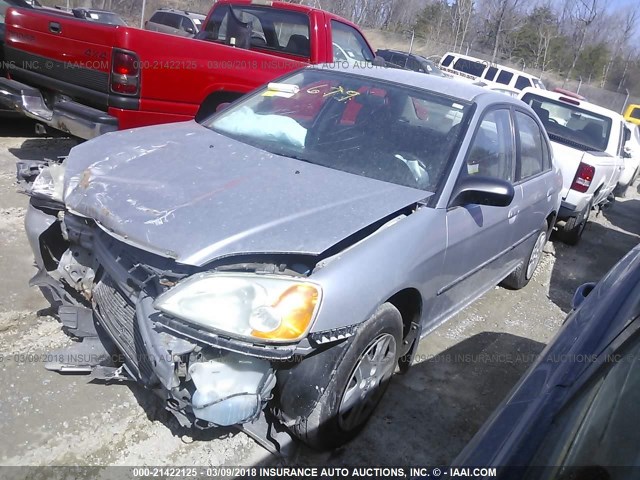 2HGES16433H925969 - 2003 HONDA CIVIC DX SILVER photo 2