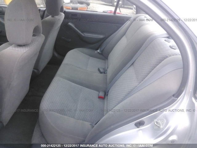 2HGES16433H925969 - 2003 HONDA CIVIC DX SILVER photo 8