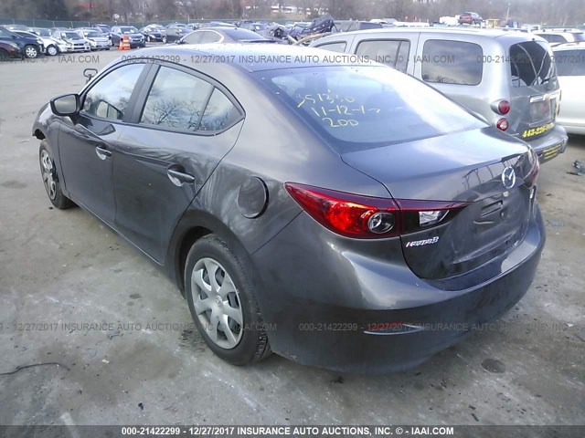 3MZBN1U73HM155770 - 2017 MAZDA 3 SPORT GRAY photo 3