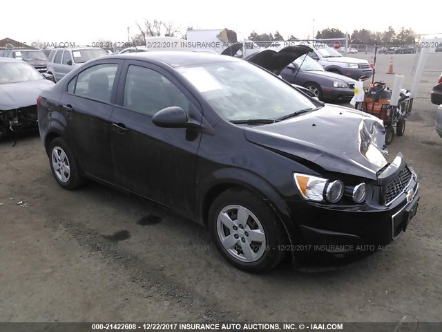 1G1JA5SH6G4110399 - 2016 CHEVROLET SONIC LS BLACK photo 1