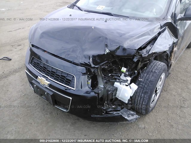 1G1JA5SH6G4110399 - 2016 CHEVROLET SONIC LS BLACK photo 6