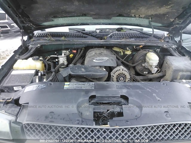 2GCEK19B751377057 - 2005 CHEVROLET SILVERADO K1500 GREEN photo 10