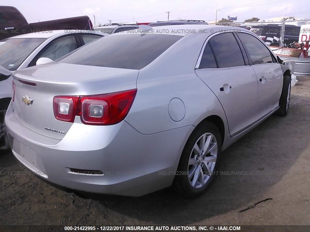 1G11E5SA1GF102433 - 2016 CHEVROLET MALIBU LIMITED LTZ SILVER photo 4