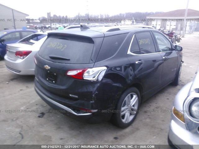 2GNAXMEVXJ6179160 - 2018 CHEVROLET EQUINOX PREMIER BLACK photo 4