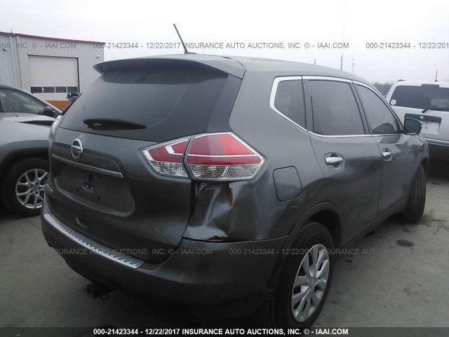 KNMAT2MT4FP547994 - 2015 NISSAN ROGUE S/SL/SV GRAY photo 6