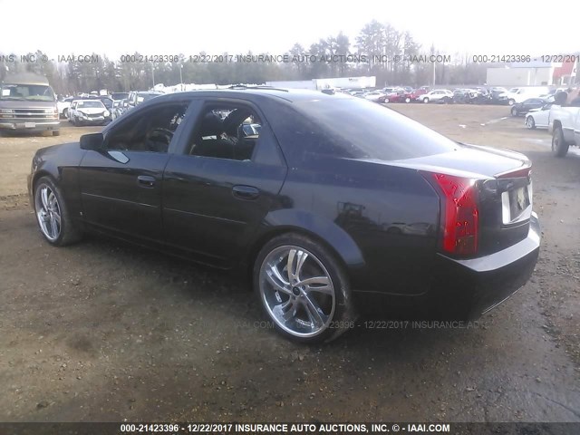 1G6DM57TX60140667 - 2006 CADILLAC CTS BLACK photo 3