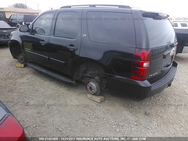 1GNFC13C07J405526 - 2007 CHEVROLET TAHOE C1500 BLACK photo 3