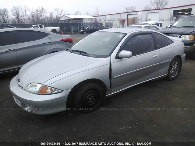 1G1JH12F027360084 - 2002 CHEVROLET CAVALIER LS SPORT SILVER photo 2