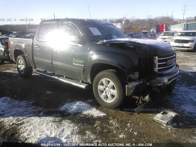 3GTP2VE71CG272245 - 2012 GMC SIERRA K1500 SLE BLACK photo 1