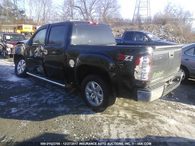 3GTP2VE71CG272245 - 2012 GMC SIERRA K1500 SLE BLACK photo 3