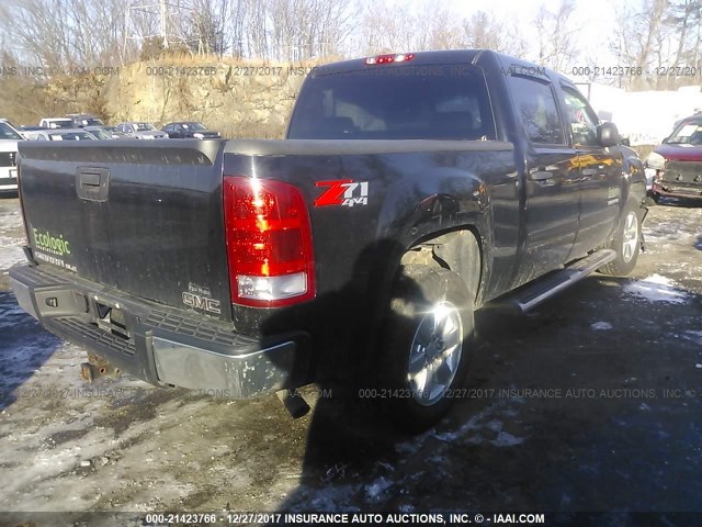 3GTP2VE71CG272245 - 2012 GMC SIERRA K1500 SLE BLACK photo 4