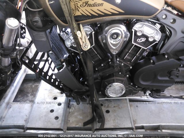56KMSA007H3121324 - 2017 INDIAN MOTORCYCLE CO. SCOUT ABS GOLD photo 9