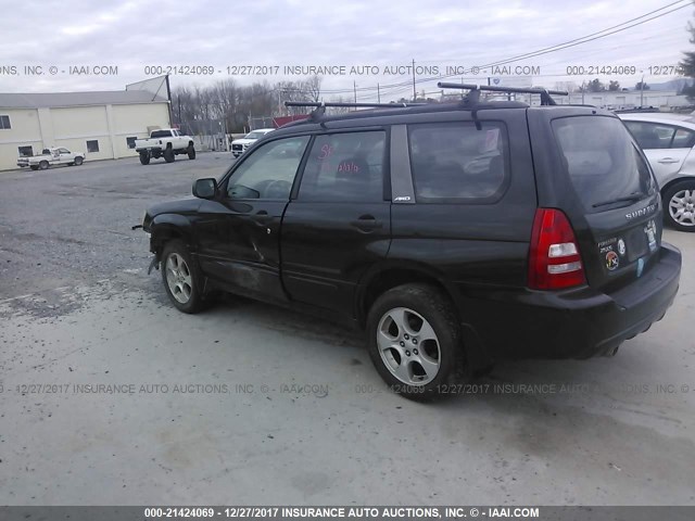 JF1SG65634G733134 - 2004 SUBARU FORESTER 2.5XS Черный фото 3