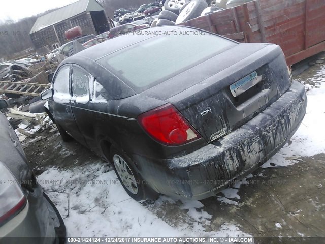 1G8AN12F44Z203207 - 2004 SATURN ION LEVEL 2 BLACK photo 3