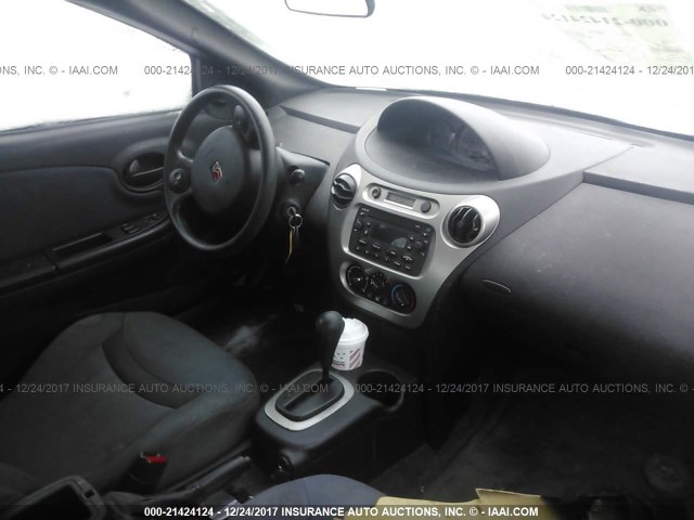 1G8AN12F44Z203207 - 2004 SATURN ION LEVEL 2 BLACK photo 5