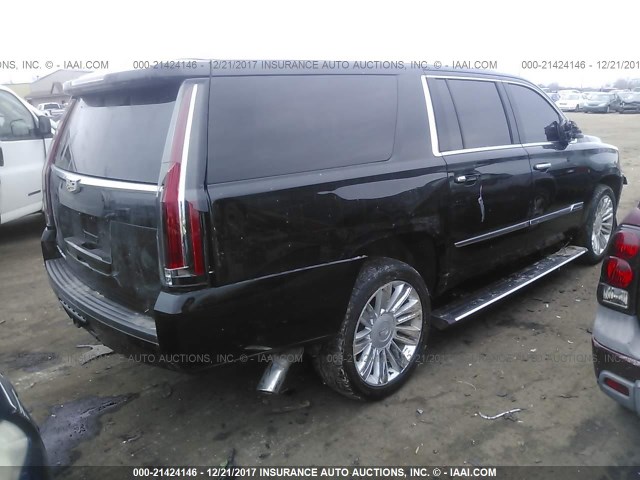 1GYS4KKJXGR476500 - 2016 CADILLAC ESCALADE ESV PLATINUM BLACK photo 4