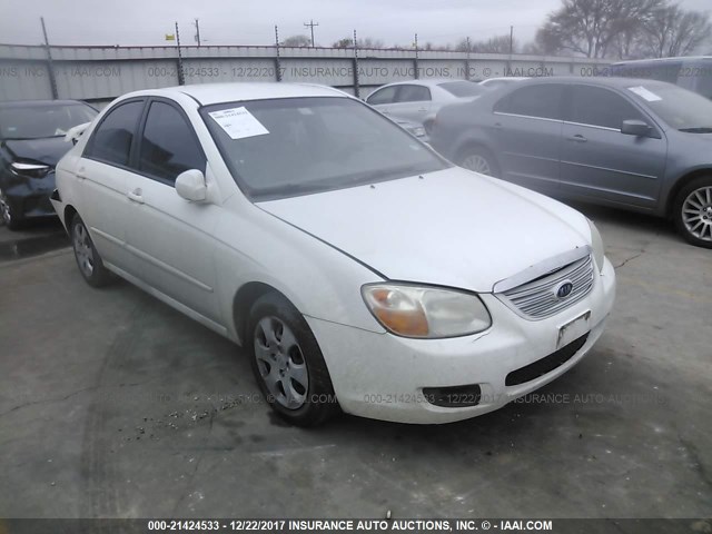 KNAFE121175477036 - 2007 KIA SPECTRA EX/LX WHITE photo 1