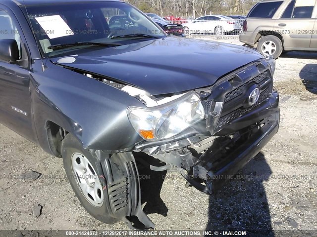 5TFTX4CN4BX004702 - 2011 TOYOTA TACOMA ACCESS CAB Մոխրագույն լուսանկար 6