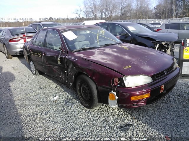 4T1BG12K1TU722322 - 1996 TOYOTA CAMRY DX/LE/XLE BURGUNDY photo 1