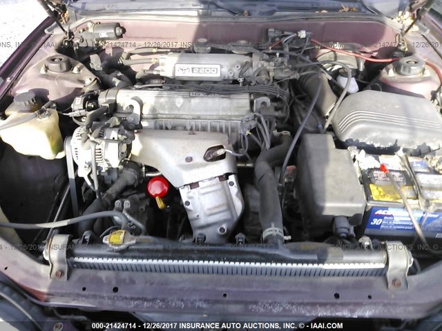 4T1BG12K1TU722322 - 1996 TOYOTA CAMRY DX/LE/XLE BURGUNDY photo 10