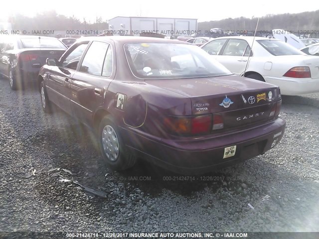 4T1BG12K1TU722322 - 1996 TOYOTA CAMRY DX/LE/XLE BURGUNDY photo 3