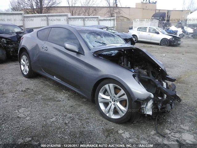 KMHHT6KD8AU010018 - 2010 HYUNDAI GENESIS COUPE 2.0T GRAY photo 1