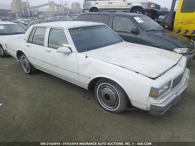 1G1BL51E3KR133480 - 1989 CHEVROLET CAPRICE WHITE photo 1