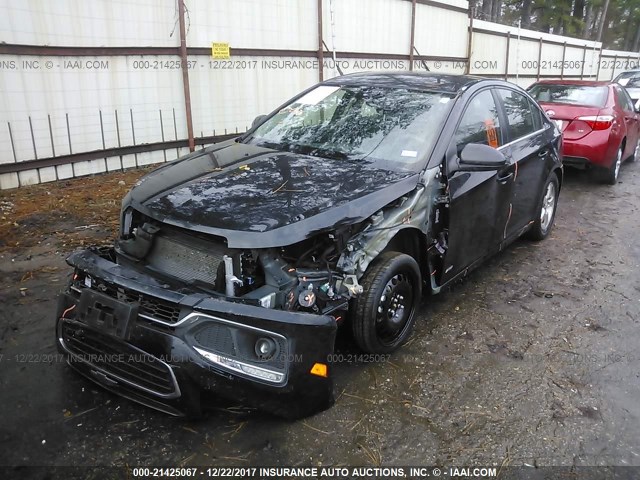 1G1PE5SB5G7203939 - 2016 CHEVROLET CRUZE LIMITED LT BLACK photo 2