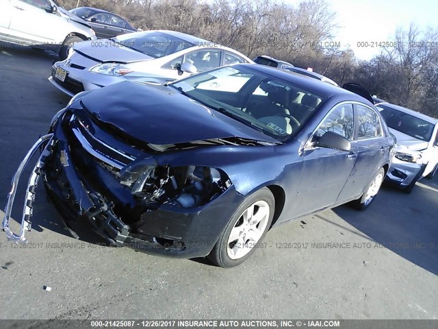 1G1ZB5E0XCF310142 - 2012 CHEVROLET MALIBU LS 蓝色 照片 2