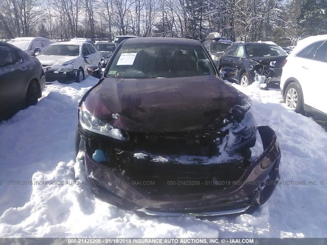 1HGCR2F50HA263128 - 2017 HONDA ACCORD SPORT 红色 照片 6