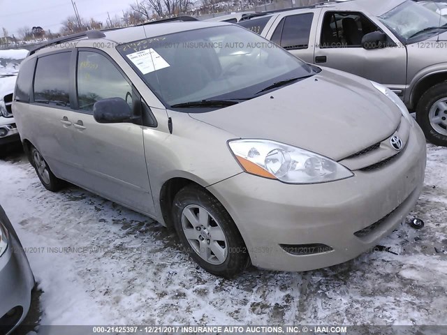 5TDZK23C88S219235 - 2008 TOYOTA SIENNA CE/LE TAN photo 1