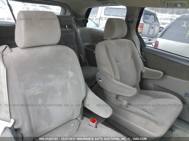 5TDZK23C88S219235 - 2008 TOYOTA SIENNA CE/LE TAN photo 8