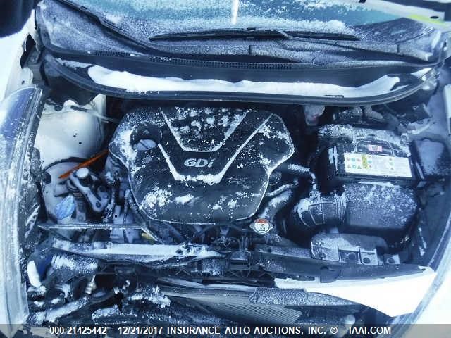 KNADM4A31E6348882 - 2014 KIA RIO LX Սպիտակ լուսանկար 10