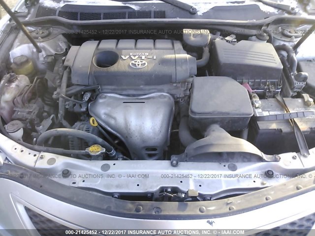 4T1BF3EK5AU051471 - 2010 TOYOTA CAMRY SE/LE/XLE SILVER photo 10