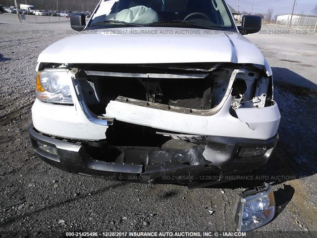 1FMPU15585LB09868 - 2005 FORD EXPEDITION XLT WHITE photo 6