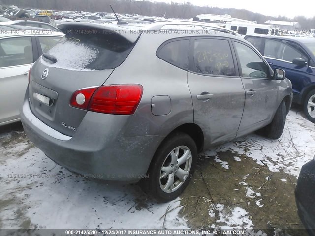 JN8AS58V79W436211 - 2009 NISSAN ROGUE S/SL GRAY photo 4